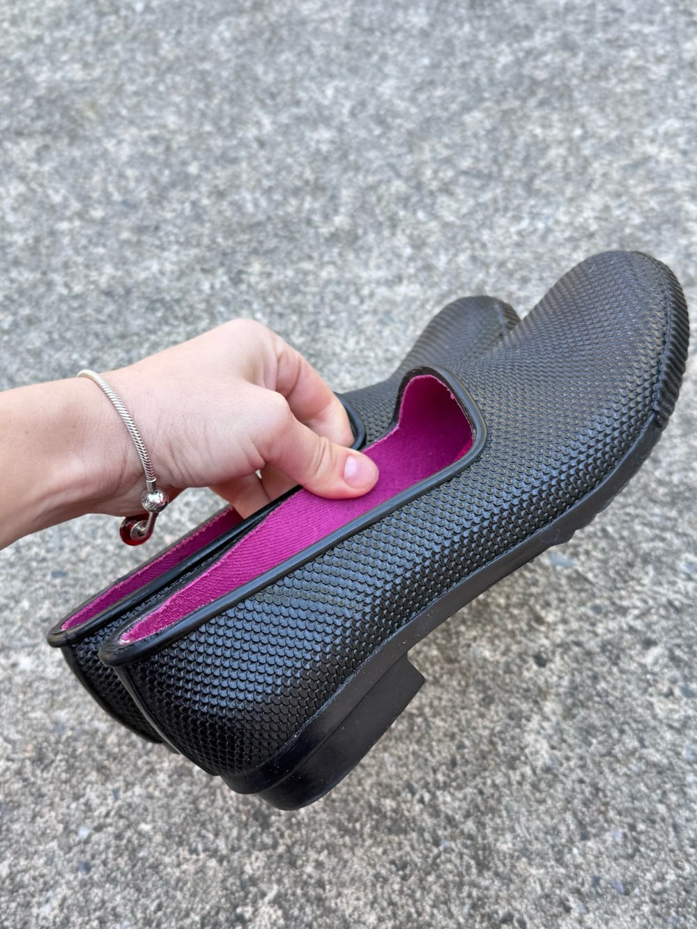 Cougar Ruby Waterproof Rain Clogs Black Pink Lining Size 9 Unique - Picture 3 of 8
